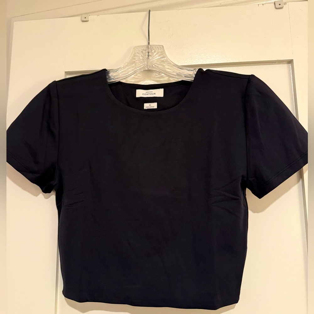 Babaton Contour Black Crop Top